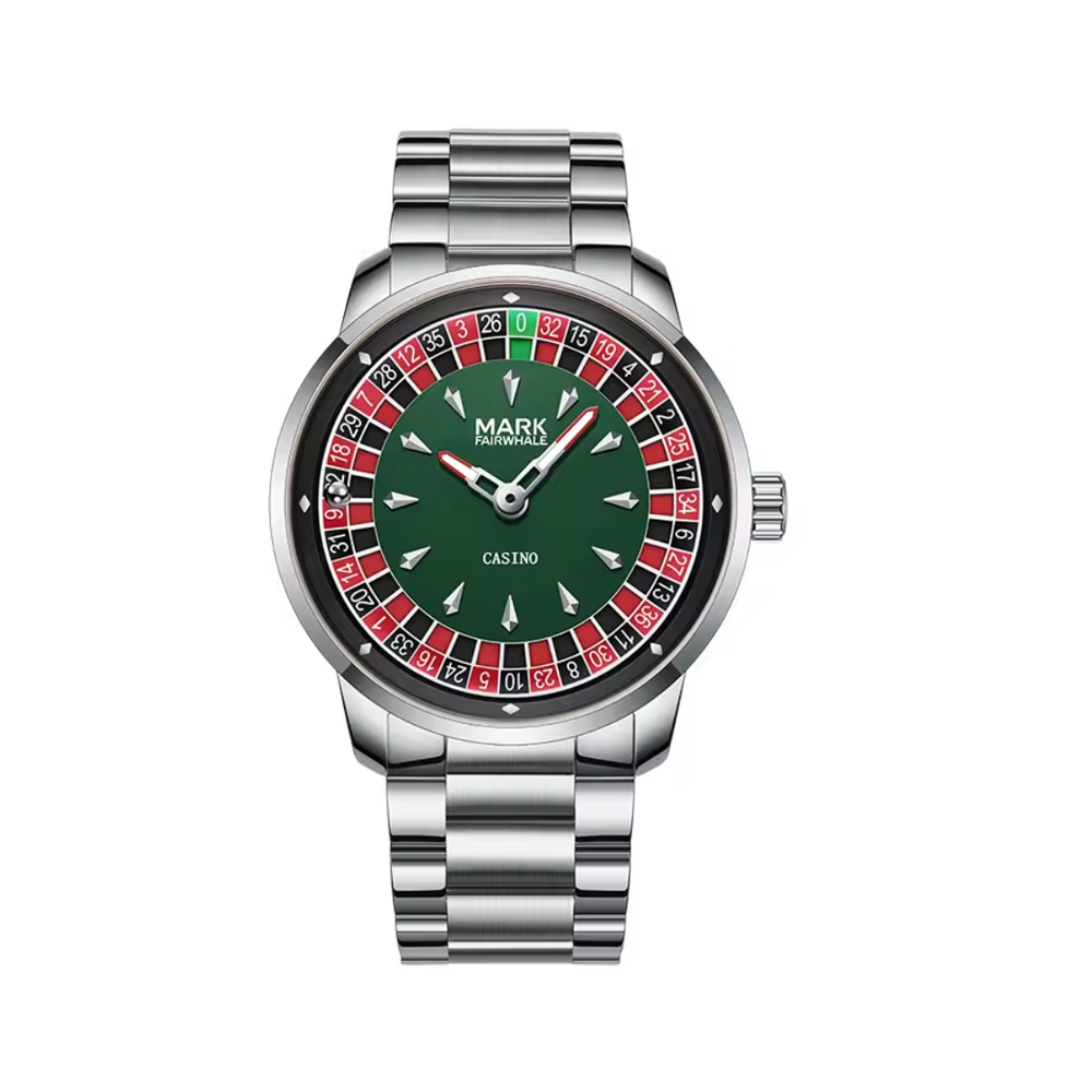 Rotating Roulette Dial Wristwatch