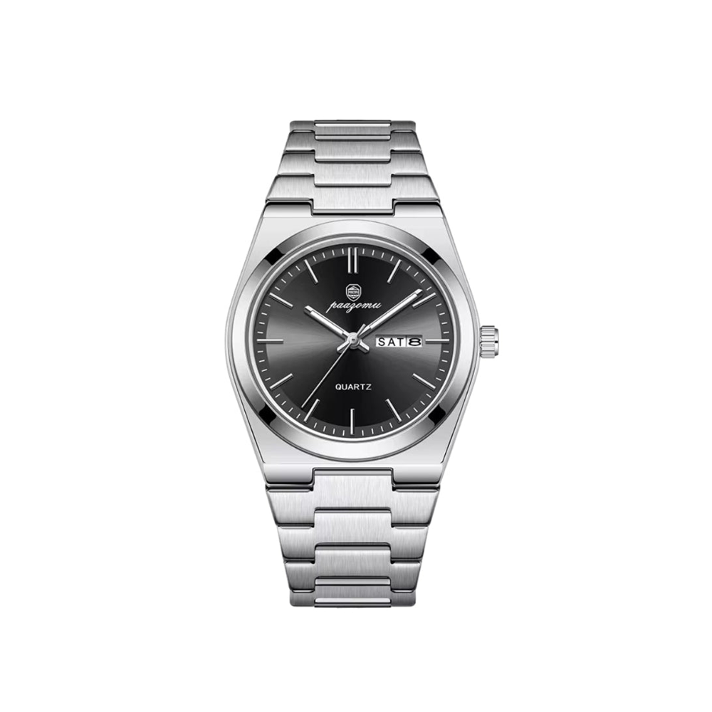 Midnight Black Men's Wristwatch