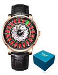 Cards Design Roulette Watch
