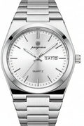 Crystal White Men's Wristwatch